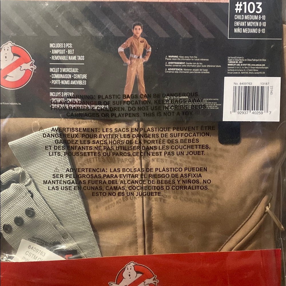 Ghost busters Kids Costume Halloween costume - Picture 2 of 4